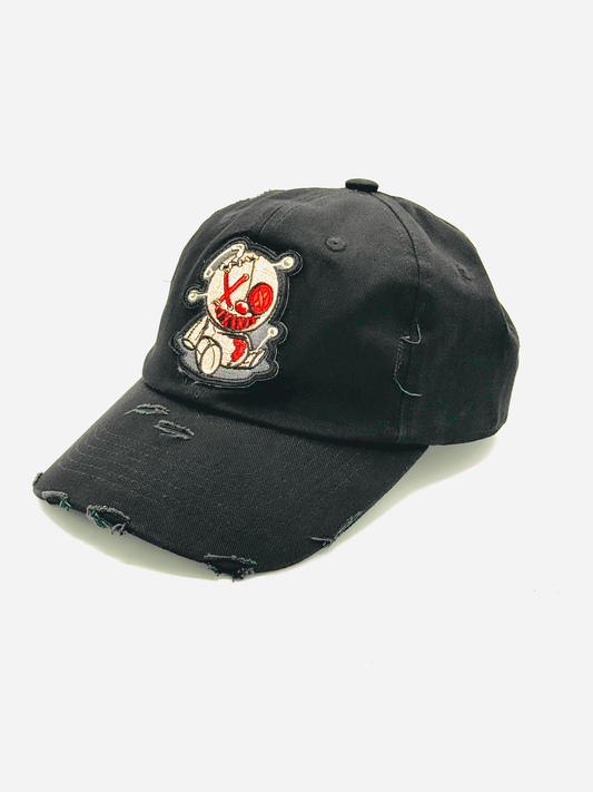 Black Pinbear Dad Hat
