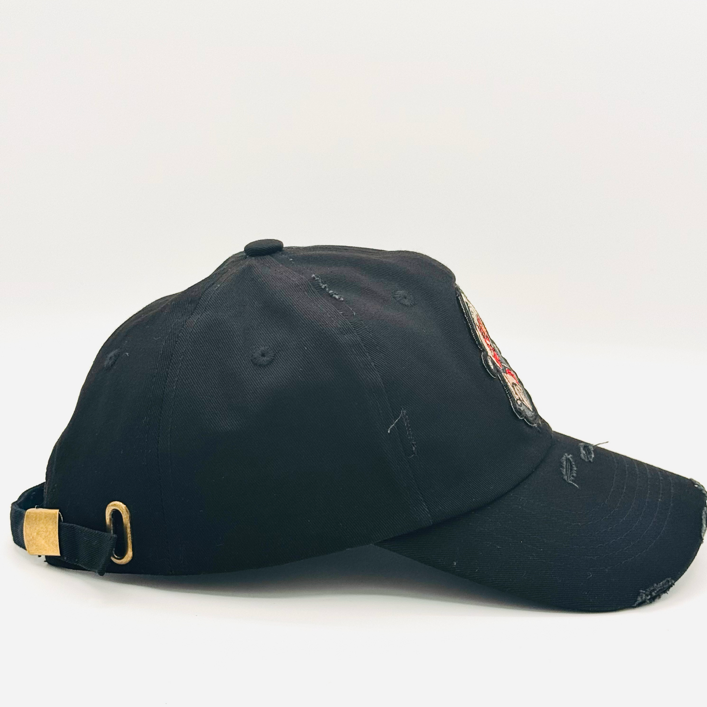 Black Pinbear Dad Hat